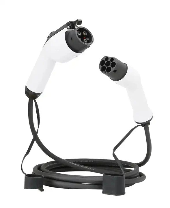 5 м Mode 3 Type 2 To Type 1 зарядный кабель для EV 16A / 32A 3.6KW 7.4KW 11KW 22KW