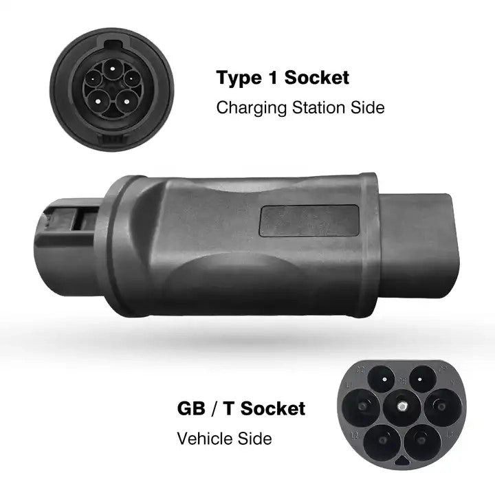 Китайский стандарт 32A Type1 для GBT EV зарядное устройство конвертер адаптер для зарядки EVSE