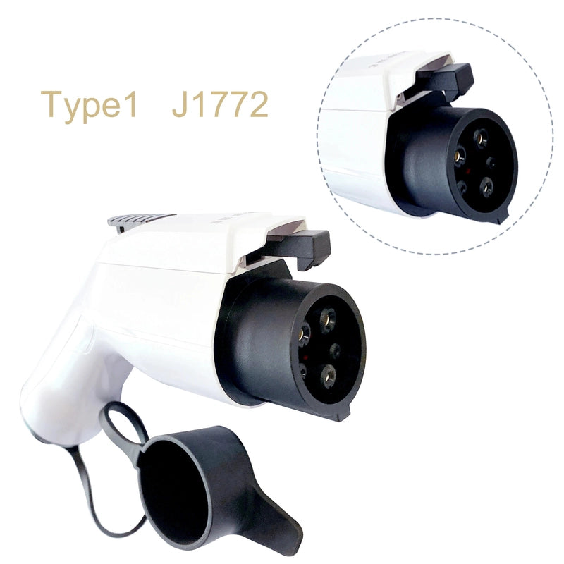 SAE J1772 EV Connector 16A 32A 40A 50A Type 1 EV Plug For US Standard Electric Vehicle Charging Station EV Cable Plug