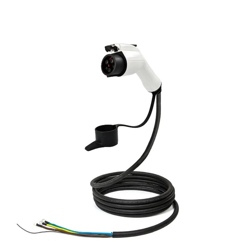 SAE J1772 Replacement Cable Open End 40A For AC EV Charging Station fast EV charger Type 1 EV Cable Connector