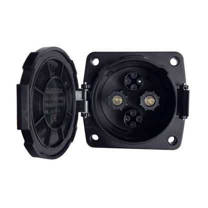 Разъем CHAdeMO 125A 150A 200A 1000V DC для быстрой зарядки, разъем/розетка для электромобиля, однофазный, с кабелем длиной 5 метров