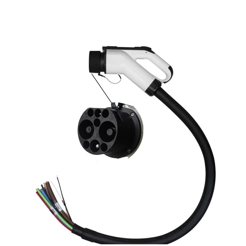 GBT 20234 Стандартный разъем для быстрой зарядки электромобиля DC 80A/125A/200A/250A/300A 1000 В с 5-метровым кабелем для зарядного устройства постоянного тока