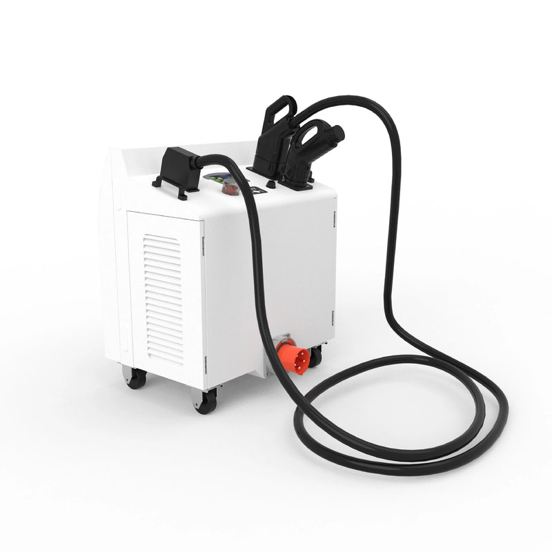 Portativ shahar tez zaryadlash stantsiyalari EV zaryadlovchi 30KW / 45KW / 60KW CCS Tesla CHAdeMO GBT