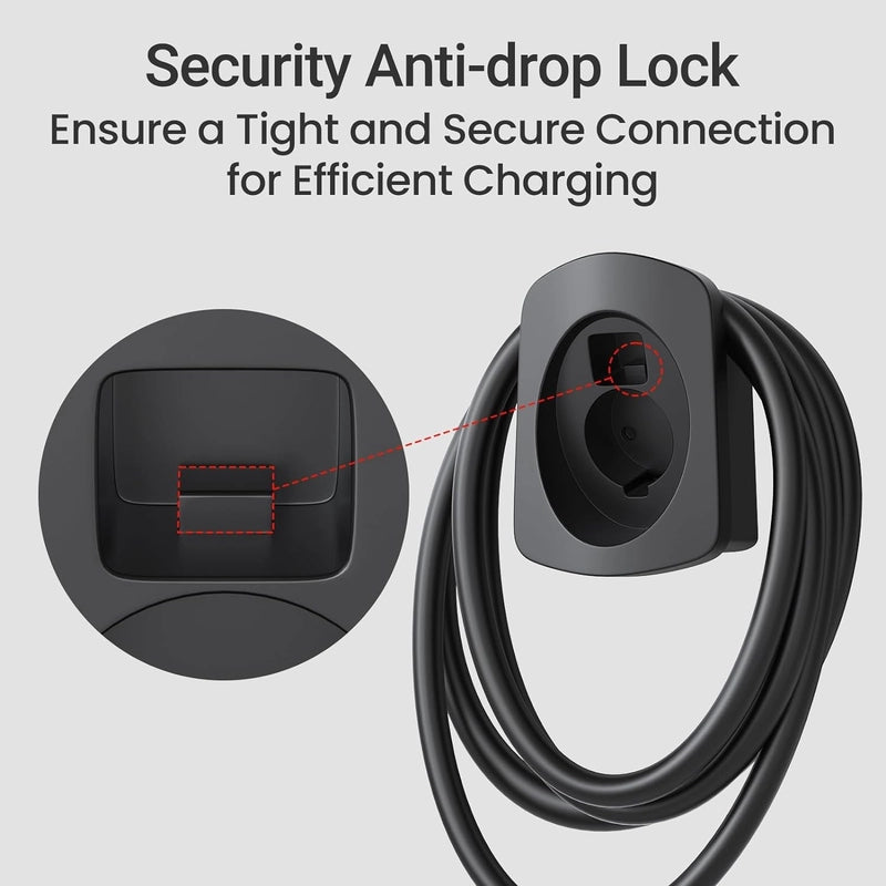 Организатор зарядного кабеля Tesla, держатель зарядного устройства с гнездом для зарядного устройства для аксессуаров Tesla, настенный разъем для автомобиля