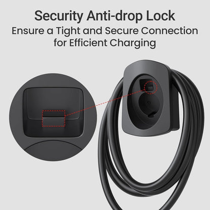 Организатор зарядного кабеля Tesla, держатель зарядного устройства с гнездом для зарядного устройства для аксессуаров Tesla, настенный разъем для автомобиля