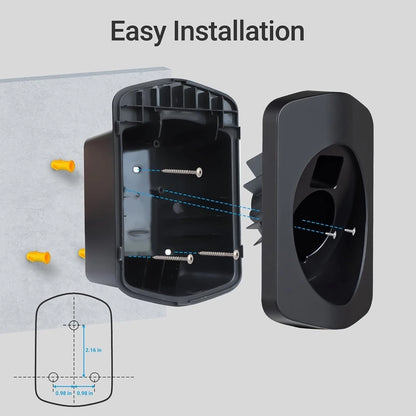 Держатель зарядного устройства для электромобиля SAE J1772, прочный материал, настенный разъем для электромобиля, органайзер для зарядного кабеля