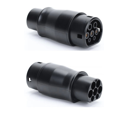 32A Three Phase Type 2 To Type 2 EV Adapter Connector EV Charger For Type 2 EV Cable Adapter Electric Vehicles