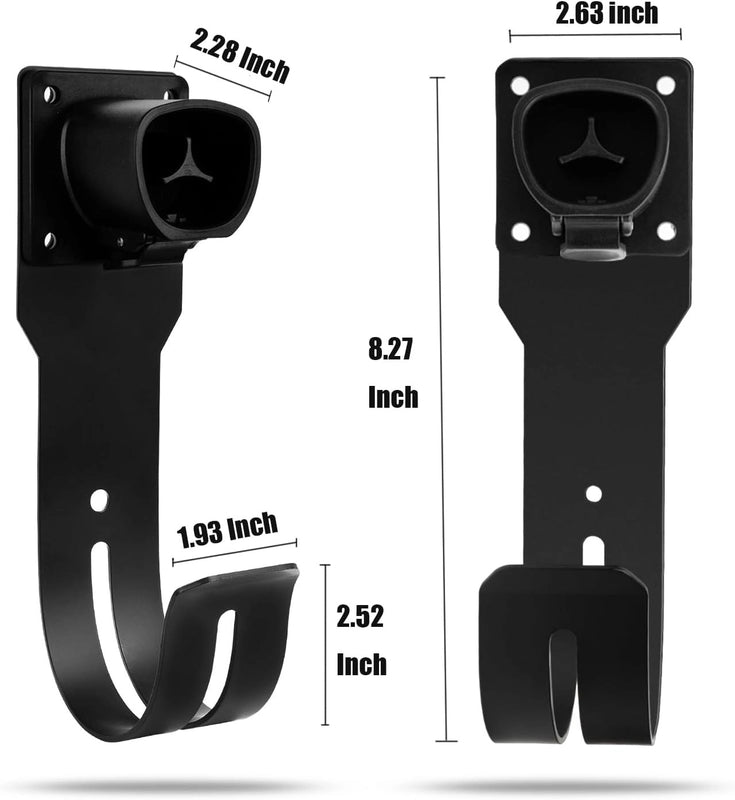 Организатор зарядного кабеля Tesla, держатель зарядного устройства Tesla с гнездом для зарядного устройства для двигателей Tesla, настенный разъем