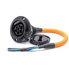 Тип 2 Мужской разъем EV Вход EV Боковая розетка для электромобиля 11 кВт 22 кВт Электрический автомобиль Разъем для зарядки переменного тока EV 16A 32A