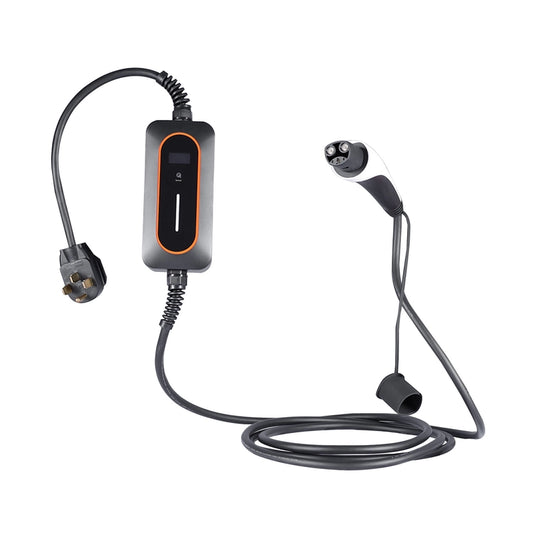 NACS Tesla Mobile Charger с вилкой NEMA 16A 32A Регулируемое зарядное устройство для электромобилей уровня 2 Совместимо со всеми моделями Tesla X/Y/3/S