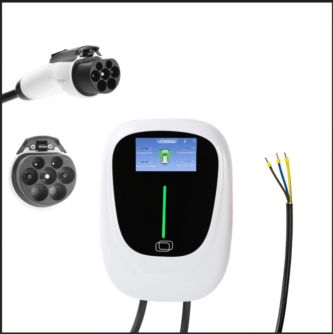 7 кВт Home Ues Electric Vehicle Point AC EV Wall Box со станцией, установленной дома