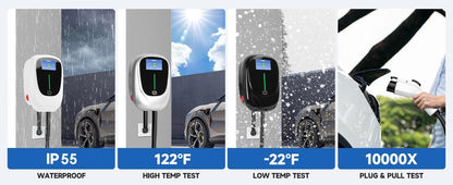 Умная домашняя зарядная станция для электромобилей с приложением/DLB/RFID/WIFI/Bluetooth 7 кВт 11 кВт 22 кВт настенное зарядное устройство для электромобилей