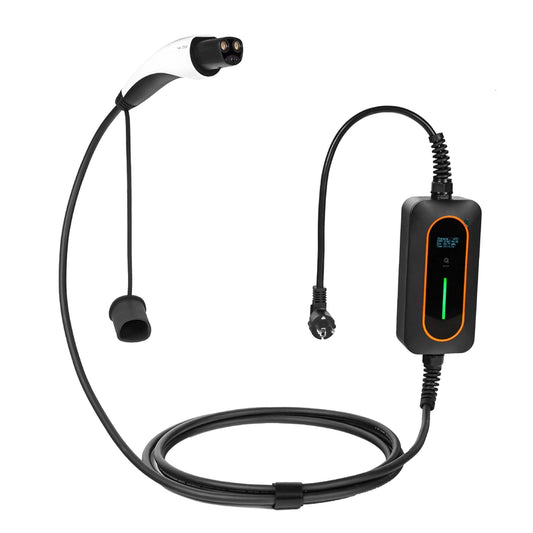 Аварийное зарядное устройство Портативная мобильная зарядная станция для электромобилей Длинный кабель для гибкости