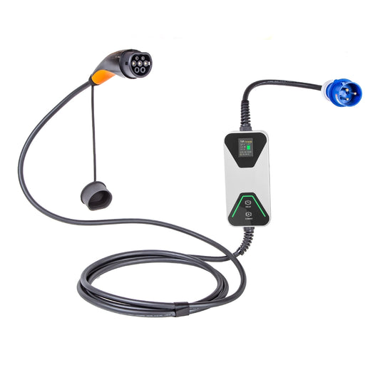 Новая конструкция зарядной станции для электромобилей Type2 с регулируемым ЖК-дисплеем, отображающим реальные данные о состоянии зарядки