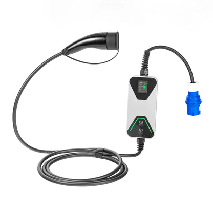 Новая конструкция зарядной станции для электромобилей Type2 с регулируемым ЖК-дисплеем, отображающим реальные данные о состоянии зарядки