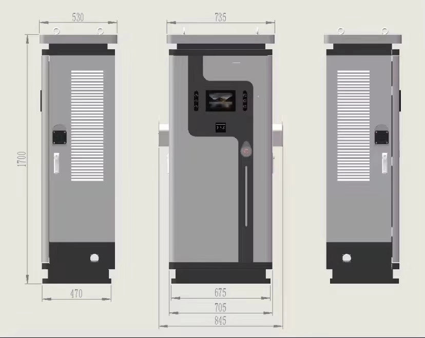 60 кВт CCS CHAdeMO GBT Single Dual Guns DC EV зарядная станция для электромобилей зарядное устройство OCPP 1.6J совместимый