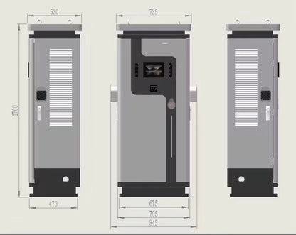 60 кВт CCS CHAdeMO GBT Single Dual Guns DC EV зарядная станция для электромобилей зарядное устройство OCPP 1.6J совместимый