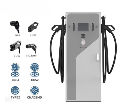 60 кВт CCS CHAdeMO GBT Single Dual Guns DC EV зарядная станция для электромобилей зарядное устройство OCPP 1.6J совместимый