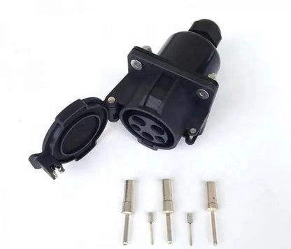 SAE J1172 Тип 1 EV розетка 16A 32A EV зарядный штекер вход для зарядного устройства электромобиля